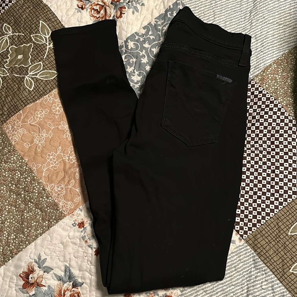 Hudson black skinny jeans